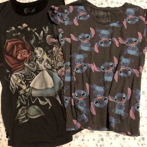 T-shirt and tank top